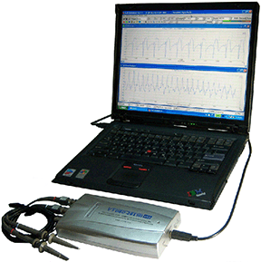 VT DSO-2815H, PC USB, 8-bit, 150MSPS, 60MHz, Oscilloscope, Spectrum Analyzer