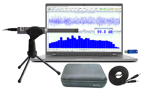 VT RTA-168D, a PC based USB Real Time Anayzer, Sound Level Meter, Distortion Analyzer, Acoustic Analyzer